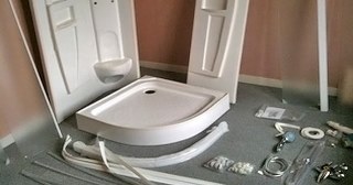 Установка душевой кабины Баксан, цена от 3001 руб.